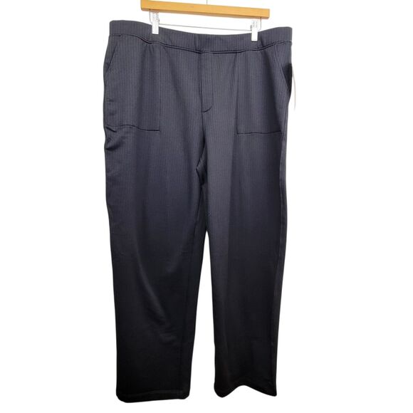 Mondetta Grey Herringbone Straight Leg Pants Size XXL - Picture 1 of 10